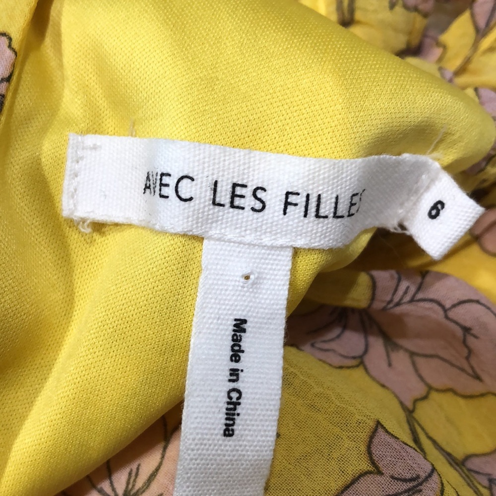 Avec Les Filles floral cold shoulder maxi dress - Picture 5 of 7